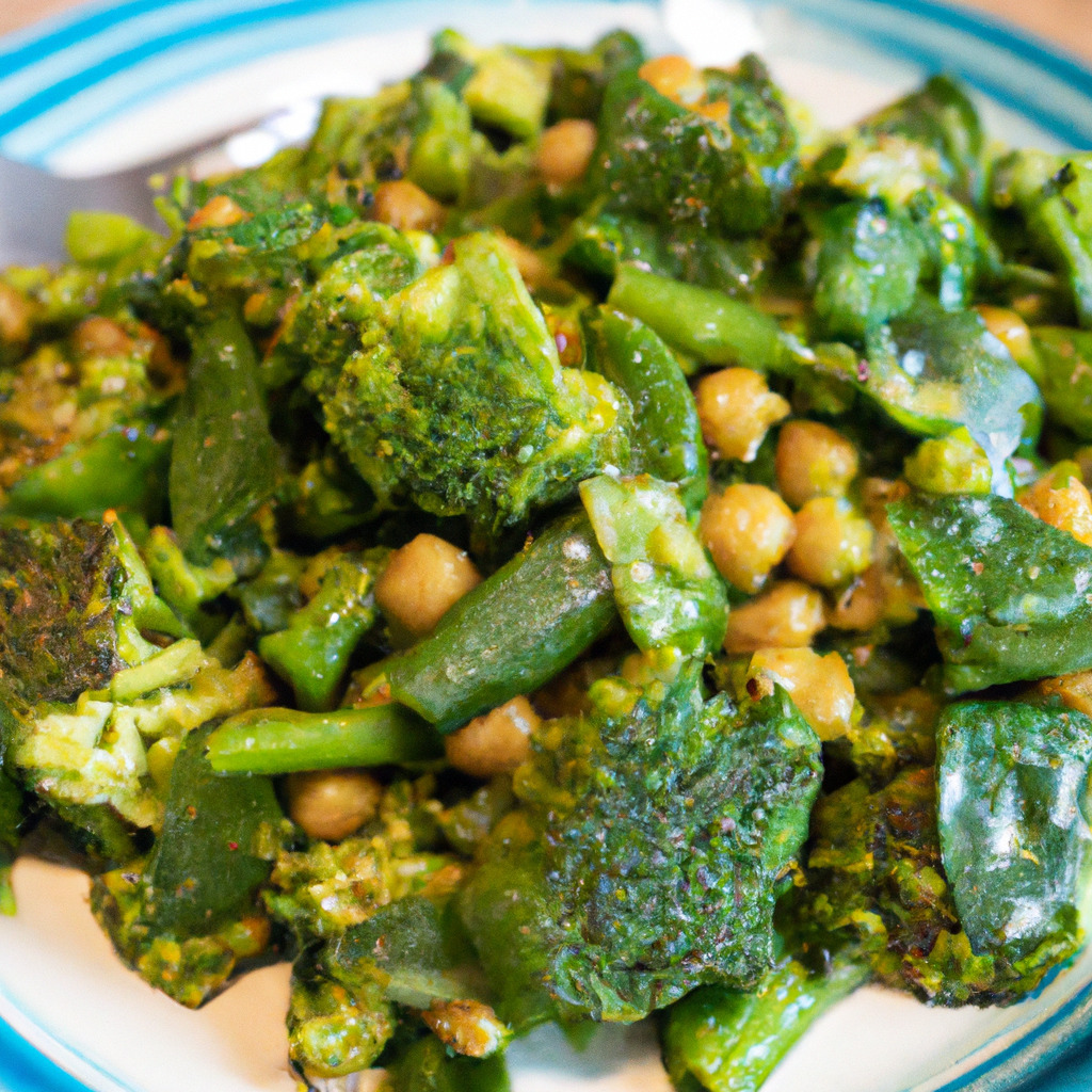 Veganer Brokkoli-Kichererbsen-Salat - Fetti.de