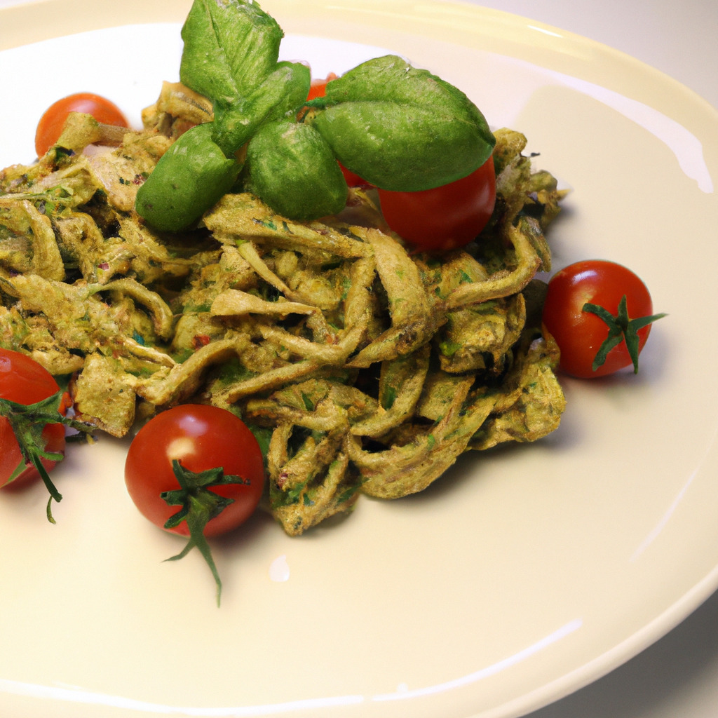 Pesto-Nudeln mit Cherrytomaten - Fetti.de