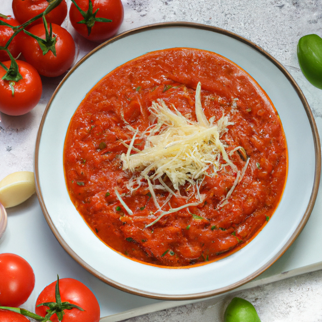 Tomatensauce mit Basilikum und Parmesan - Fetti.de