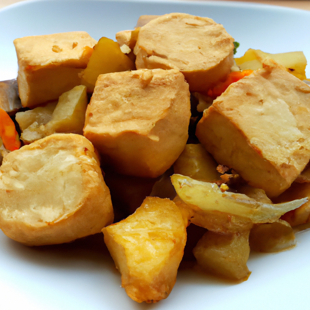 Gebratener Tofu mit Gemüse - Fetti.de