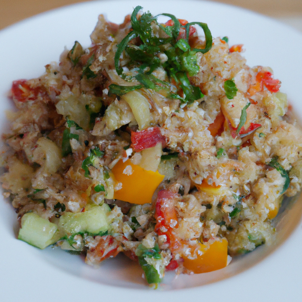 Veganer Quinoasalat mit geröstetem Gemüse - Fetti.de