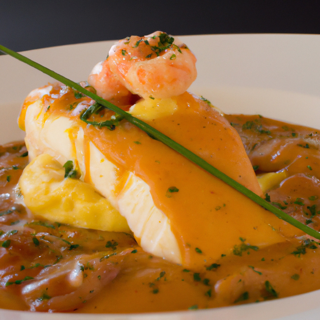 Gebratener Lachs mit Garnelensauce - Fetti.de