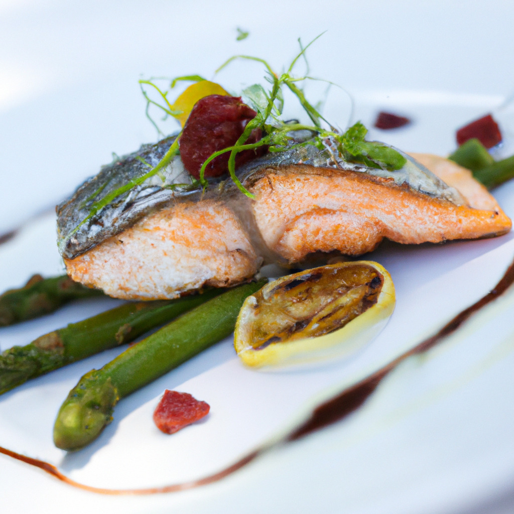 Gegrillter Lachs mit Meeresfrüchten - Fetti.de