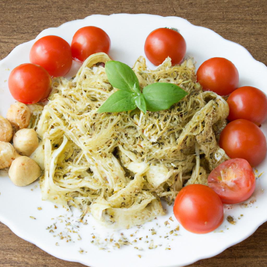Pesto-Nudeln mit Kirschtomaten - Fetti.de