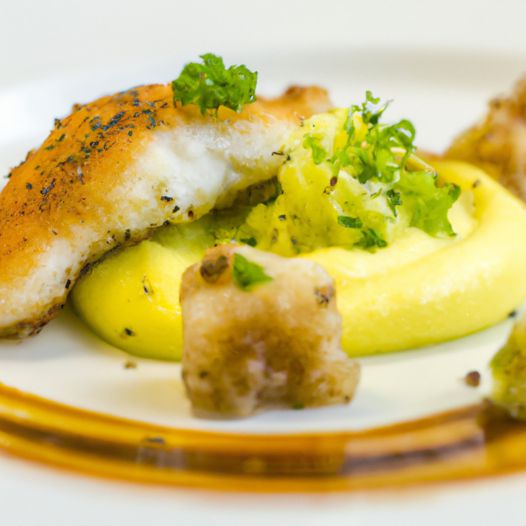 Gebratener Karpfen mit Kartoffel-Sellerie-Püree - Fetti.de