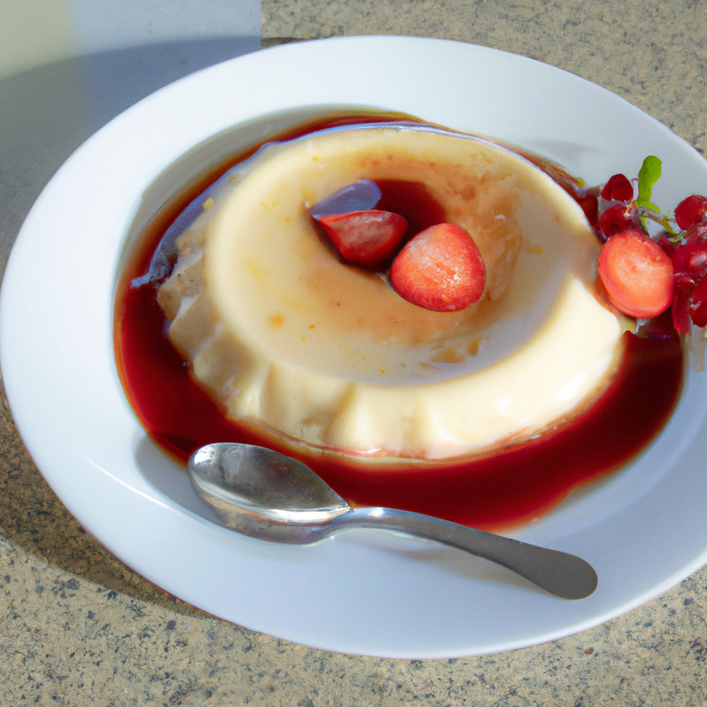Sahnepudding mit Erdbeersauce - Fetti.de