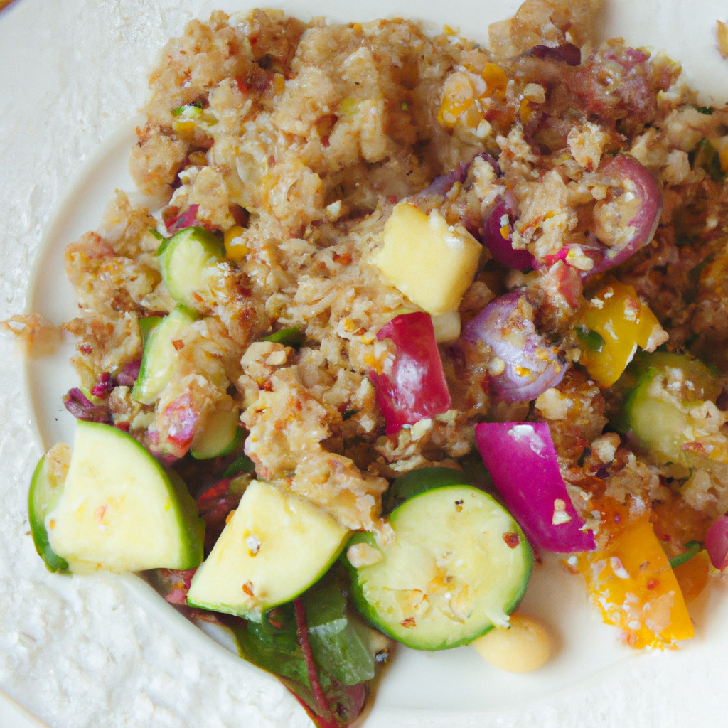 Veganer Quinoa-Salat mit geröstetem Gemüse - Fetti.de