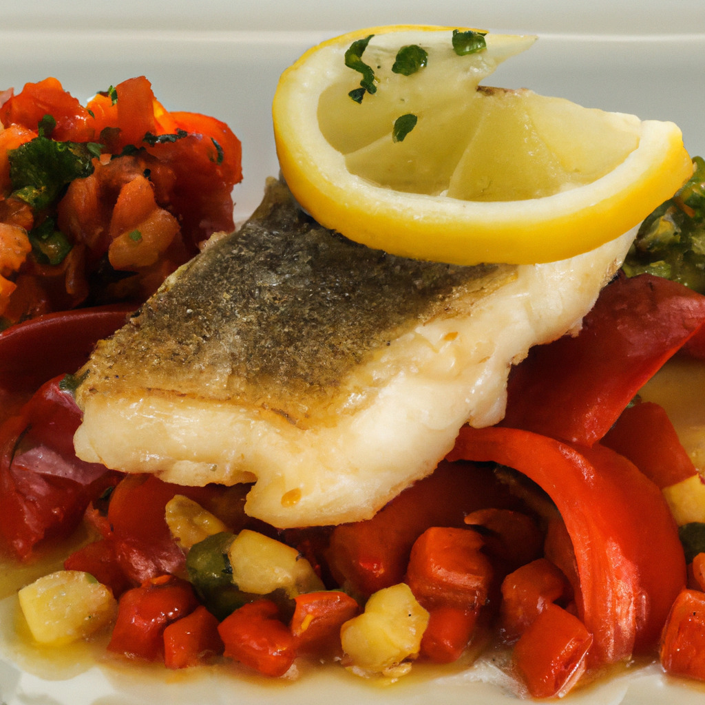 Gebratener Fisch mit Meeresfrüchten - Fetti.de