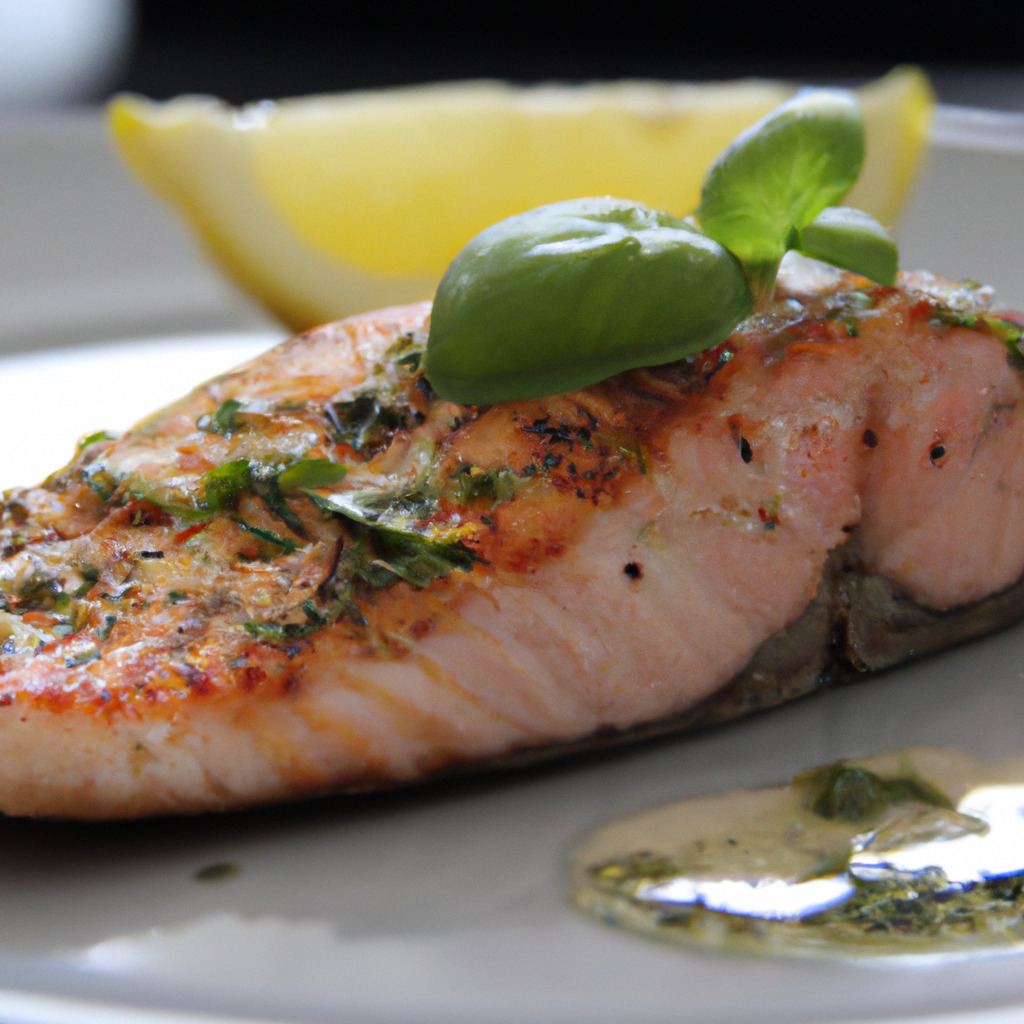 Gegrillter Lachs mit Zitronen-Kräuter-Butter - Fetti.de