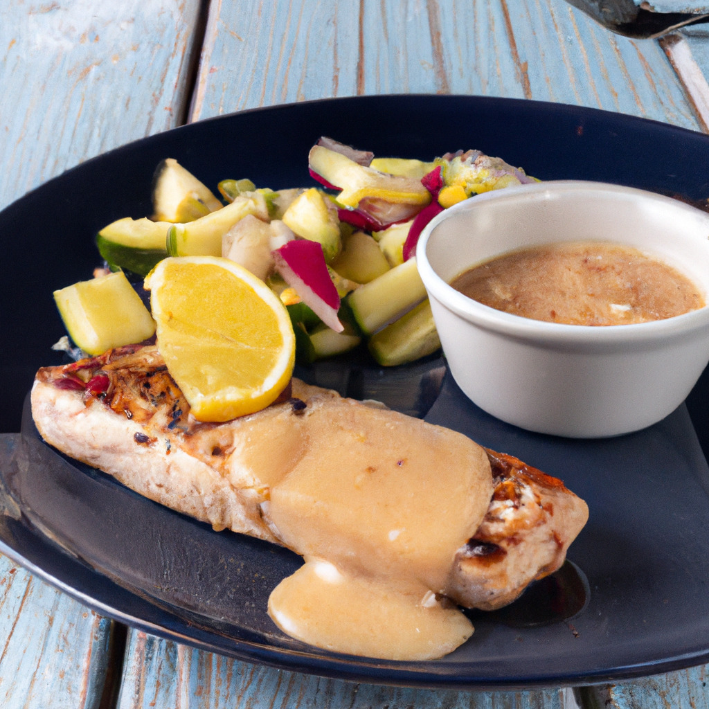 Thunfisch-Steak mit Zitronen-Knoblauch-Soße - Fetti.de