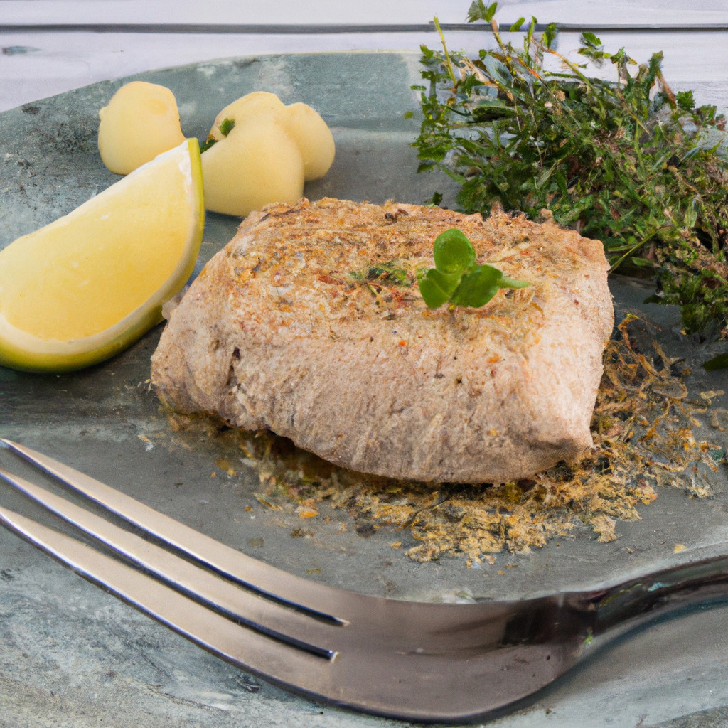 Thunfischsteak mit Zitronen-Kräuter-Kruste - Fetti.de