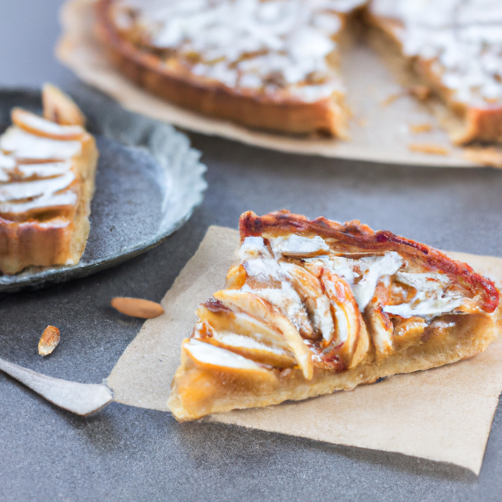 Apfel-Tarte mit Zimt und Mandeln - Fetti.de