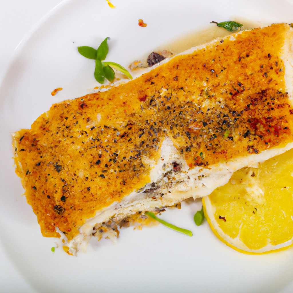 Gebackener Pangasius mit Zitronen-Kräuter-Kruste - Fetti.de