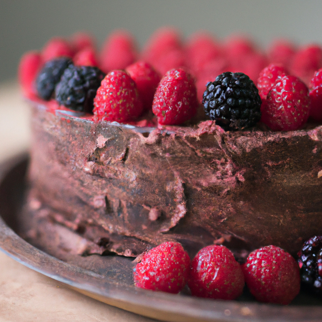 Schokoladentorte mit Himbeeren - Fetti.de