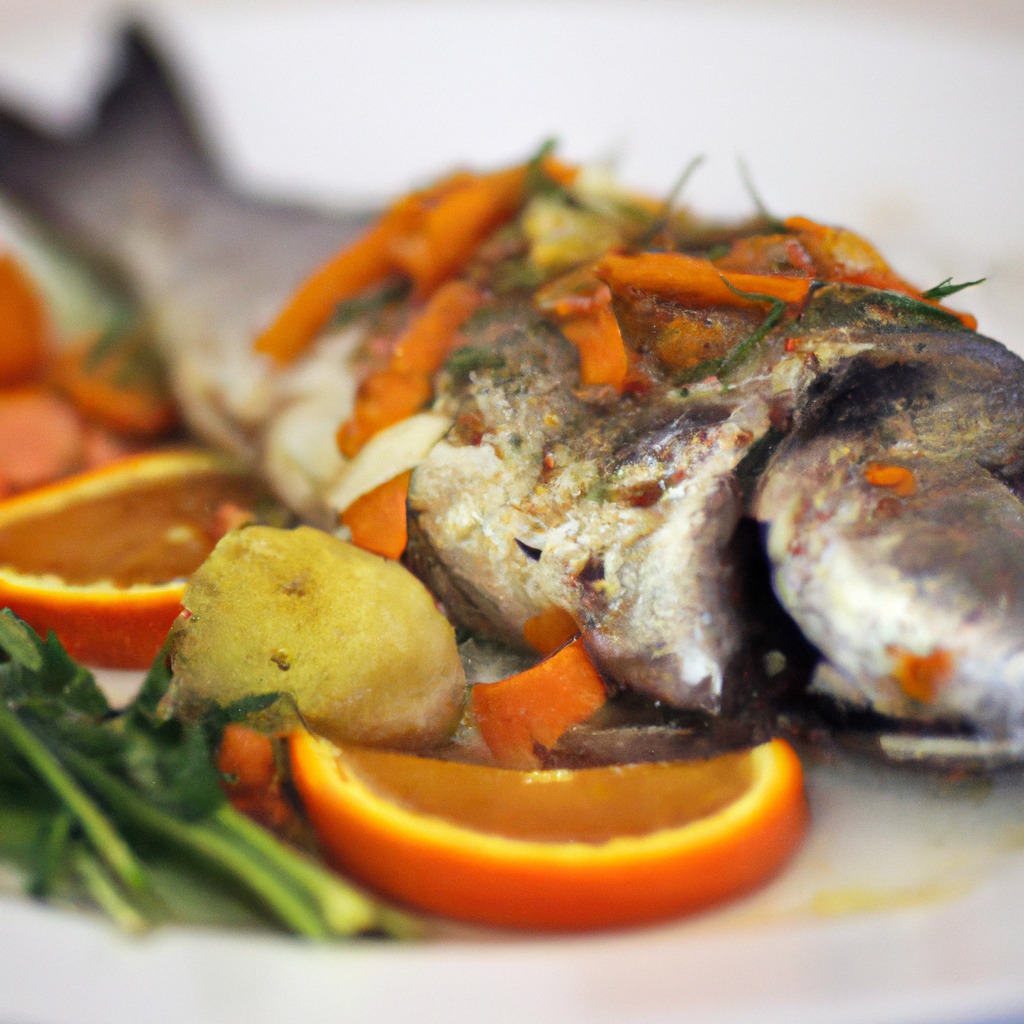 Gebackener Fisch mit Meeresfrüchten - Fetti.de Gebackener Fisch mit Meeresfrüchten - Fetti.de